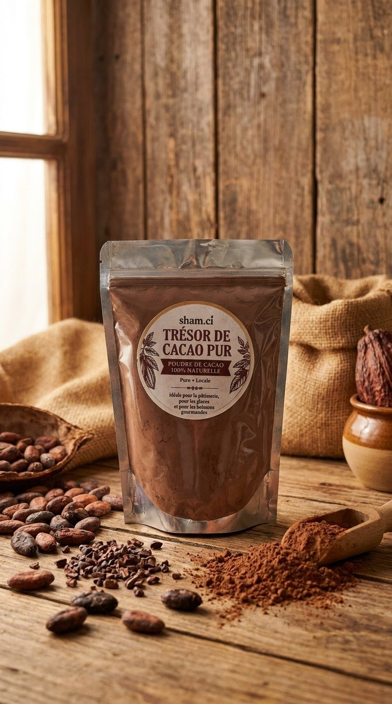Poudre de Cacao Alkalinisée — Idéale Pâtisserie & Boissons 250g